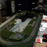 model train layout